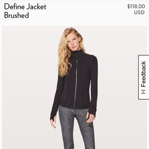 Lululemon Define Jacket Brushed